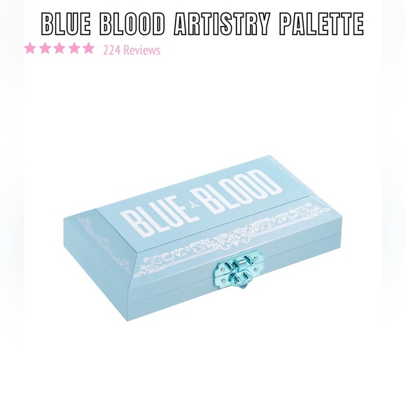 Jeffree Star ⭐️ Blue Blood 🩸 18 shades EyeShadow Trunk Color Pallet BNIB - Picture 4 of 5